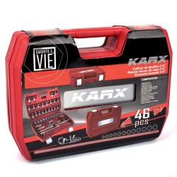 Coffret de douille et embouts 47pcs  ( Malette & coffret d'outils )  Korman.fr
