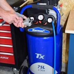 Compresseur vertical coaxial 75L 2.5CV  ( Compresseur )  Korman.fr