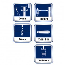 Perceuse à colonne 500W 16mm à vitesse variable  ( Perceuse à colonne )  Korman.fr